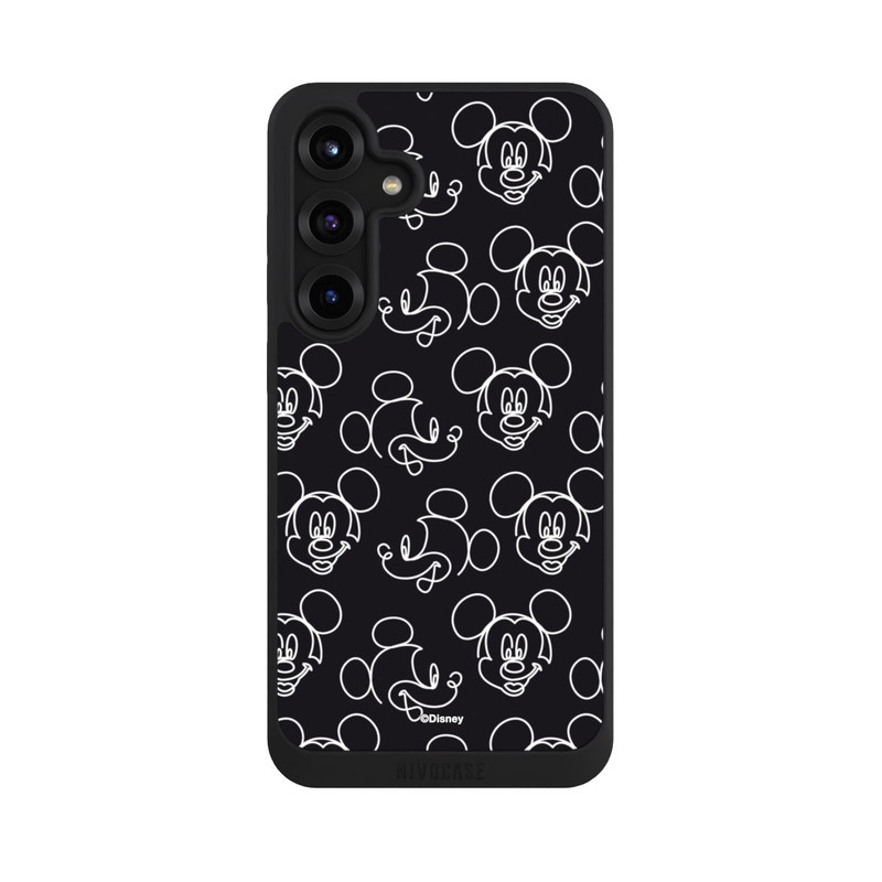Galaxy S25 + NIVOpure Disney Mickey Muster Schwarz