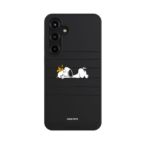 Samsung Galaxy S25+  NIVOpure Snoopy Woodstock Streifen Peanuts Transparent