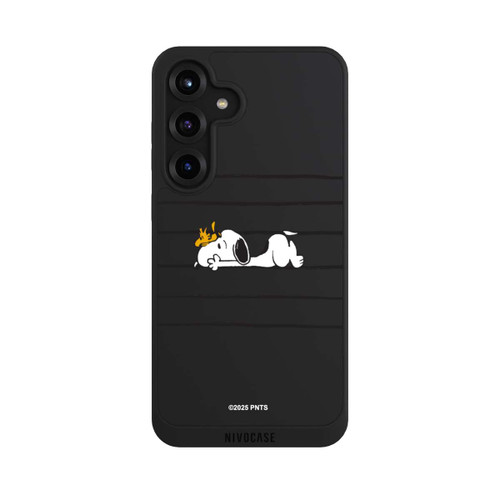 Samsung Galaxy S25+  NIVOpure Snoopy Woodstock Stripes Peanuts Transparent