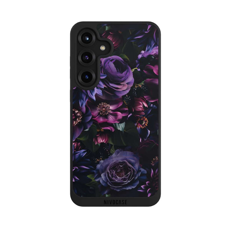 Galaxy S25 + NIVOpure Dunkle Lila Blüten 