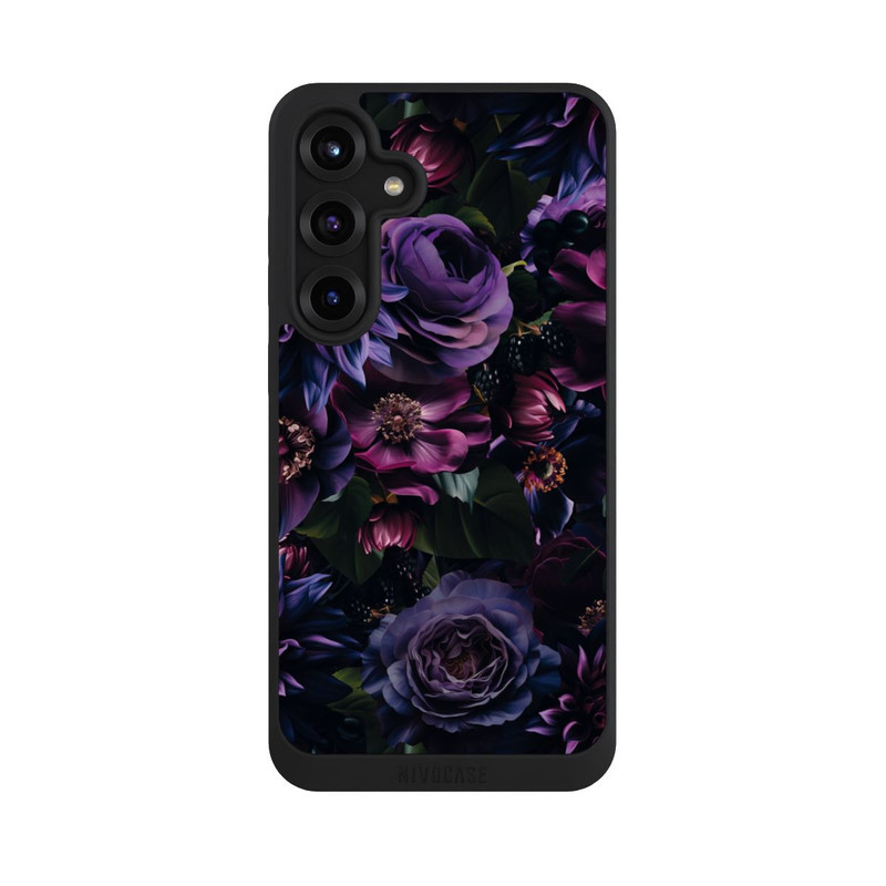 Galaxy S25 + NIVOpure Dunkle Lila Blüten 