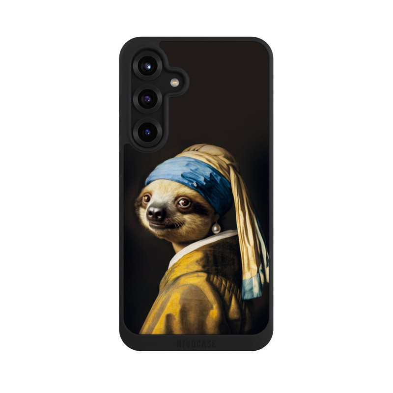 Galaxy S25 + NIVOpure Sloth with a Pearl Earring