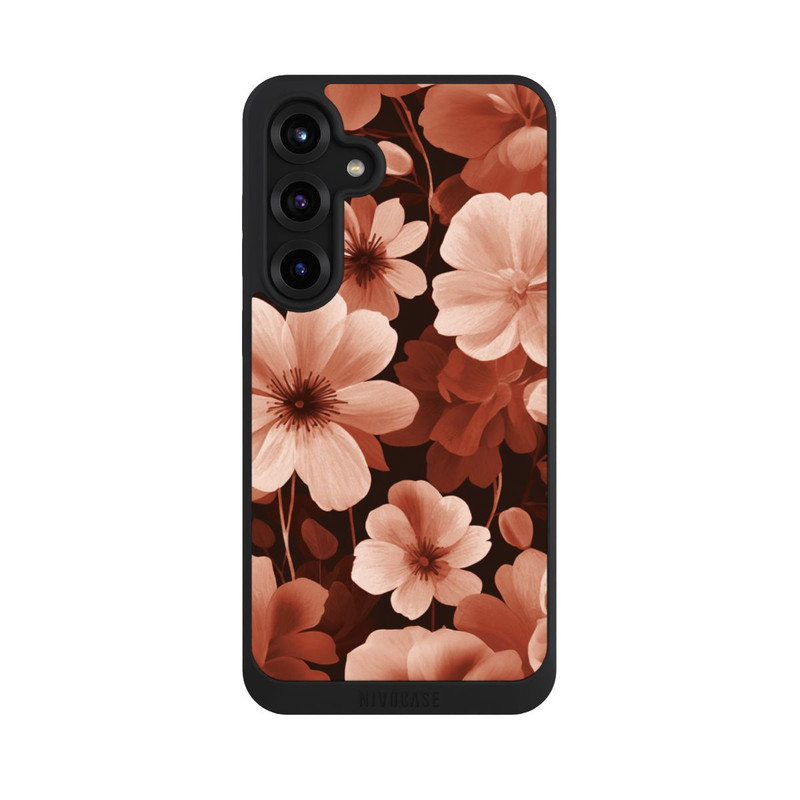 Galaxy S25 + NIVOpure Red Negative Flowers with AI