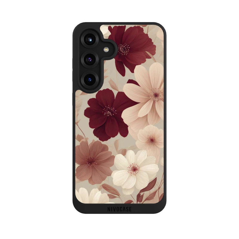 Galaxy S25 + NIVOpure Romantic Flowers Beige with AI
