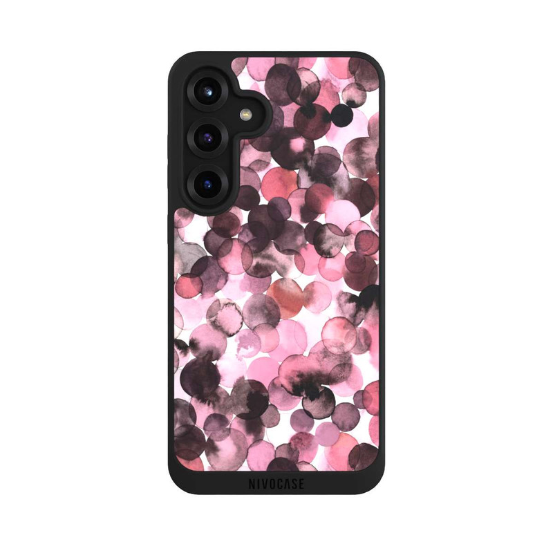 Galaxy S25 + NIVOpure Purple Dots Watercolor