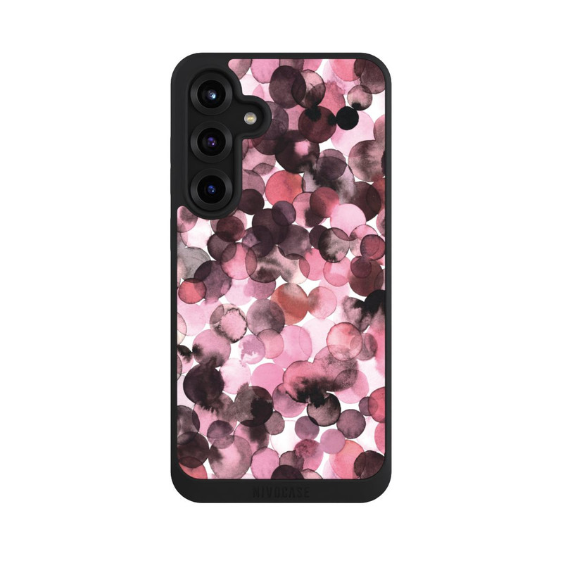 Galaxy S25 + NIVOpure Blätterzauber Pink