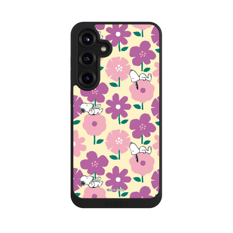 Galaxy S25 + NIVOpure Peanuts Flower Pattern Yellow