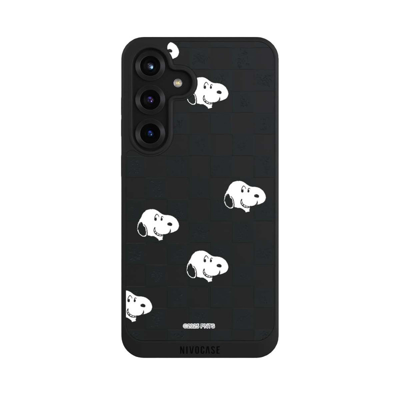 Galaxy S25 + NIVOpure Snoopy Checked Pattern