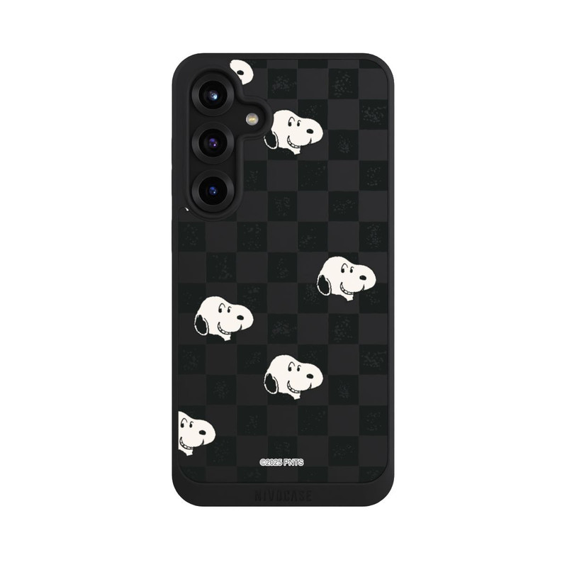 Galaxy S25 + NIVOpure Snoopy Checked Pattern