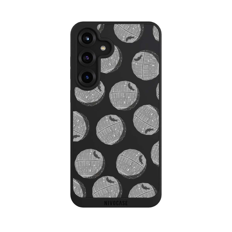 Galaxy S25 + NIVOpure death-star-pattern-transparent