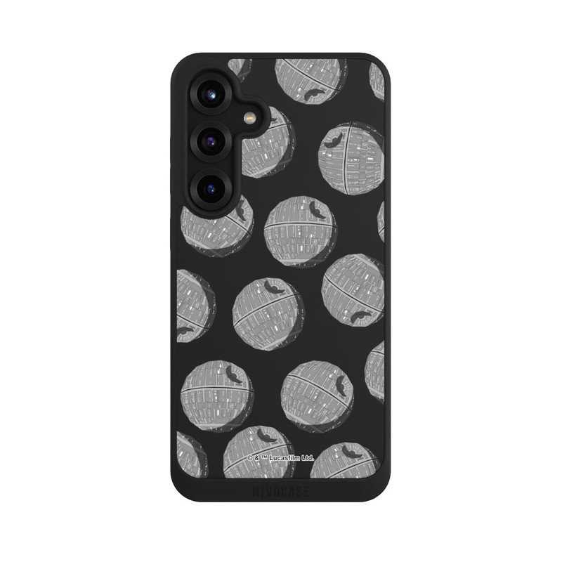 Galaxy S25 + NIVOpure death-star-pattern-transparent