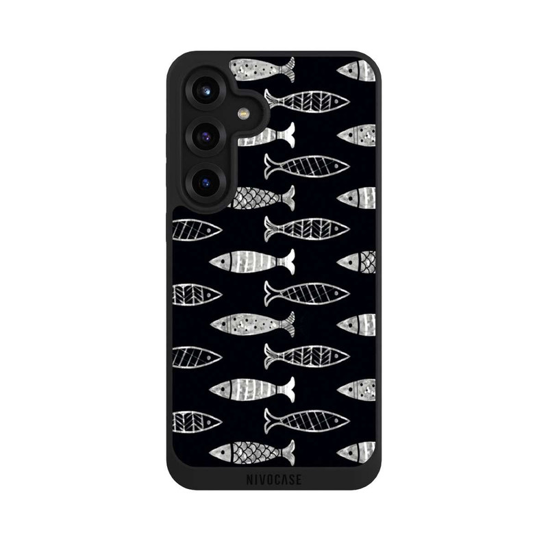 Galaxy S25 + NIVOpure Black Fishy Theme