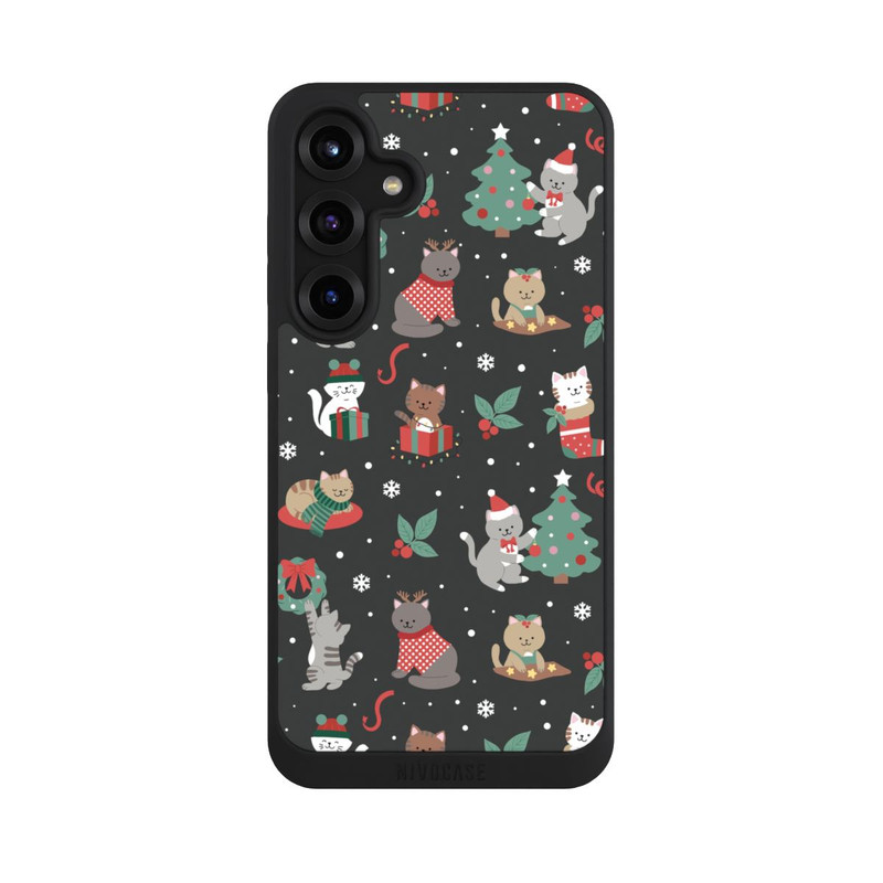 Galaxy S25 + NIVOpure Weihnachtliche Kätzchen