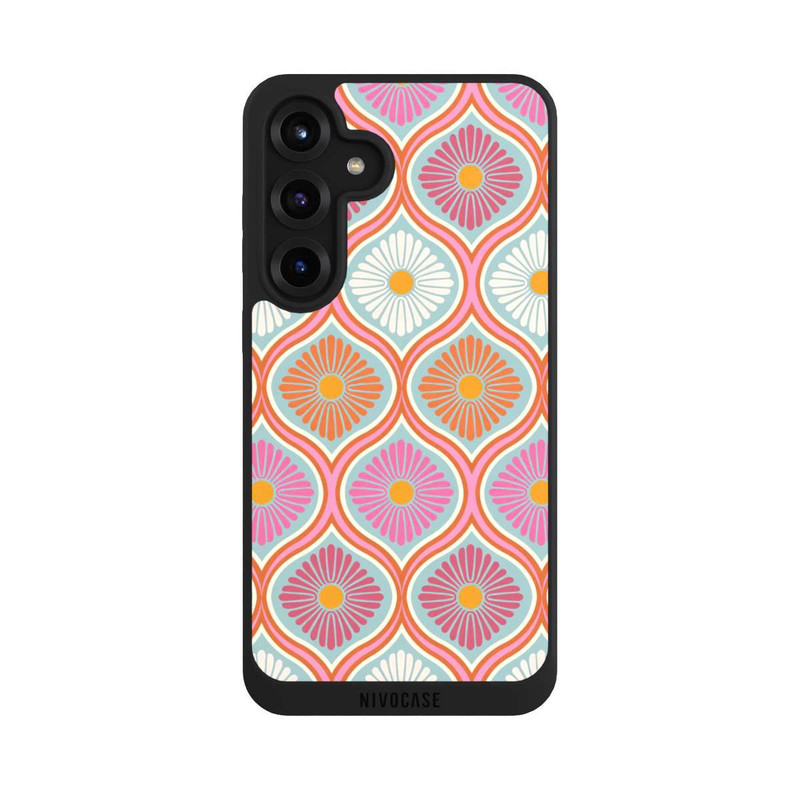 Galaxy S25 + NIVOpure Groovy 70s Retro Mod Flower Power
