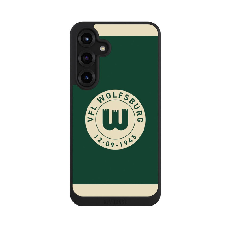 Galaxy S25 + NIVOpure VfL Wolfsburg 80 Jahre Streifen