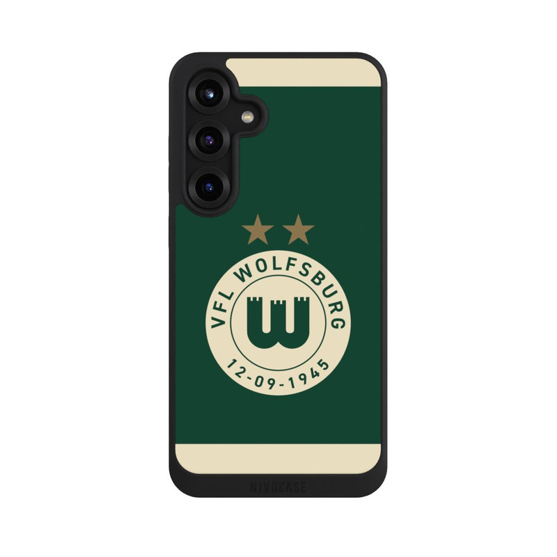 Galaxy S25 + NIVOpure VfL Wolfsburg 80 Jahre Logo Frauen Streifen