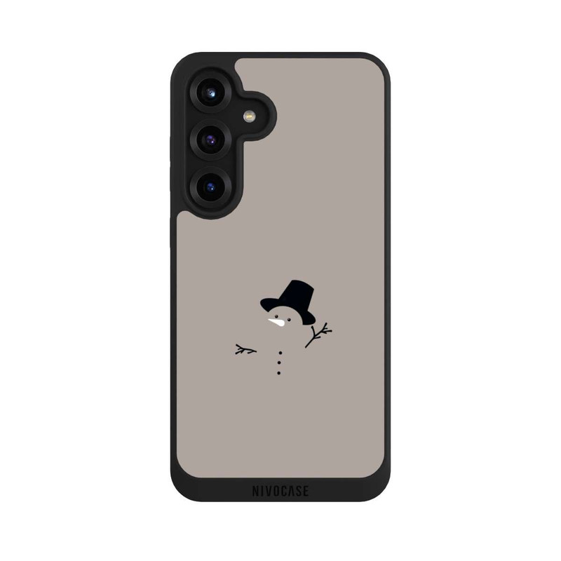 Galaxy S25 + NIVOpure Bonhomme de Neige Minimal