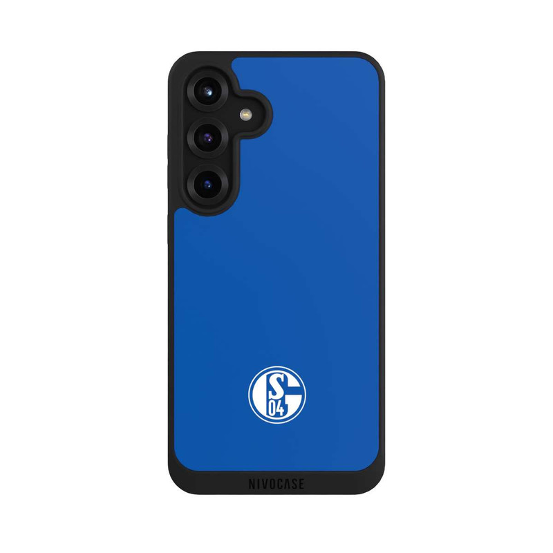 Galaxy S25 + NIVOpure FC Schalke 04 Logo Blau