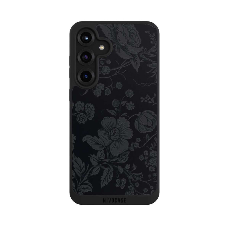 Galaxy S25 + NIVOpure Fleur Foncée Look Vintage