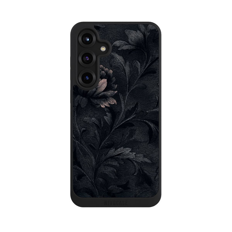 Galaxy S25 + NIVOpure Flower Pattern Dark Vintage