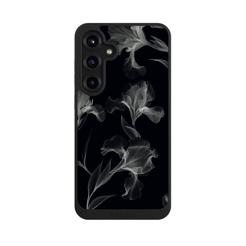 Galaxy S25 + NIVOpure Fleurs en Noir et Blanc Radiographie