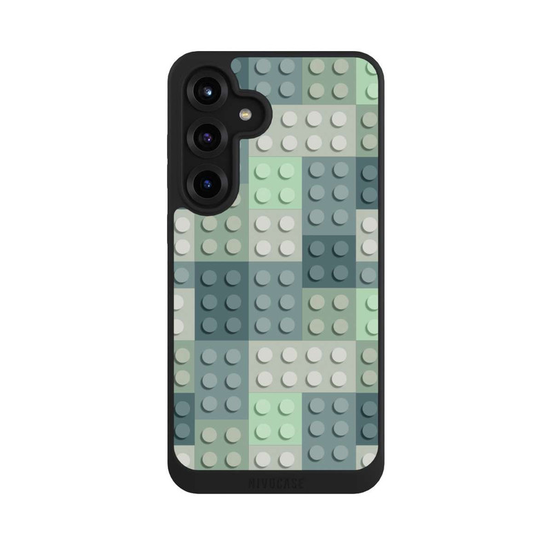 Galaxy S25 + NIVOpure Modèle de blocs verts