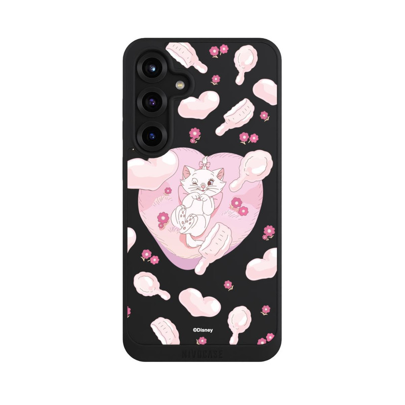 Galaxy S25 + NIVOpure Aristocats Marie Hearts Pink Transparent