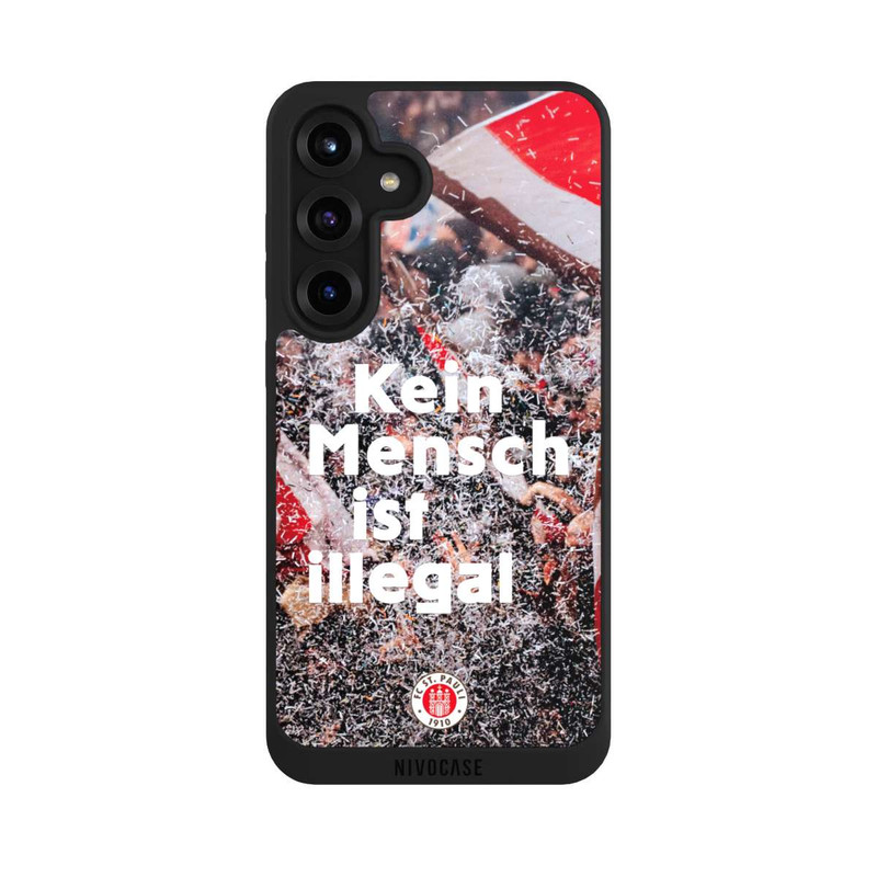 Galaxy S25 + NIVOpure FC St. Pauli Kein Mensch ist illegal