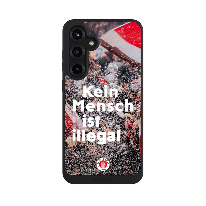 Galaxy S25 + NIVOpure FC St. Pauli Kein Mensch ist illegal