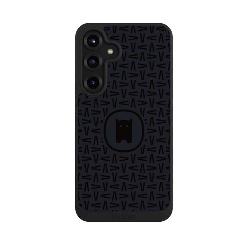 Galaxy S25 + NIVOpure Nivocase Muster Schwarz Grau