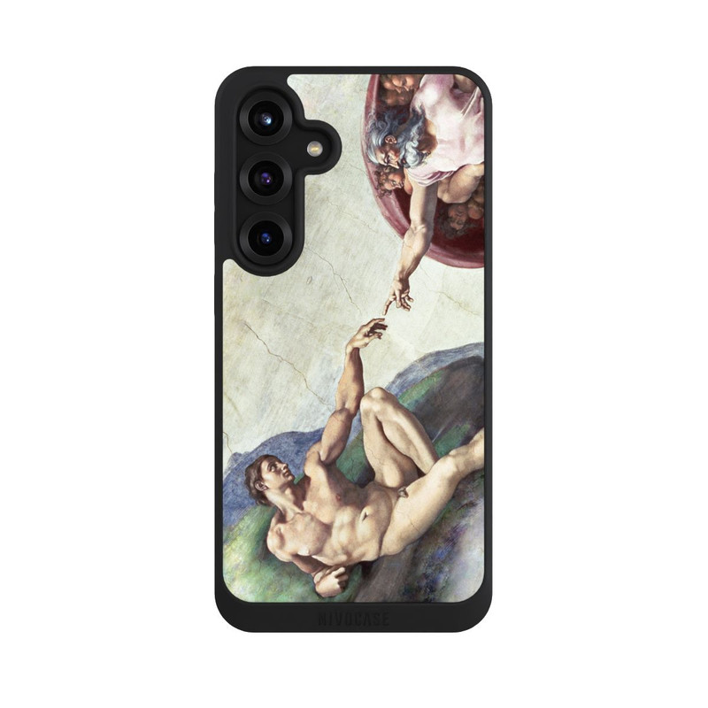 Galaxy S25 + NIVOpure Michelangelo Buonarroti Création d'Adam