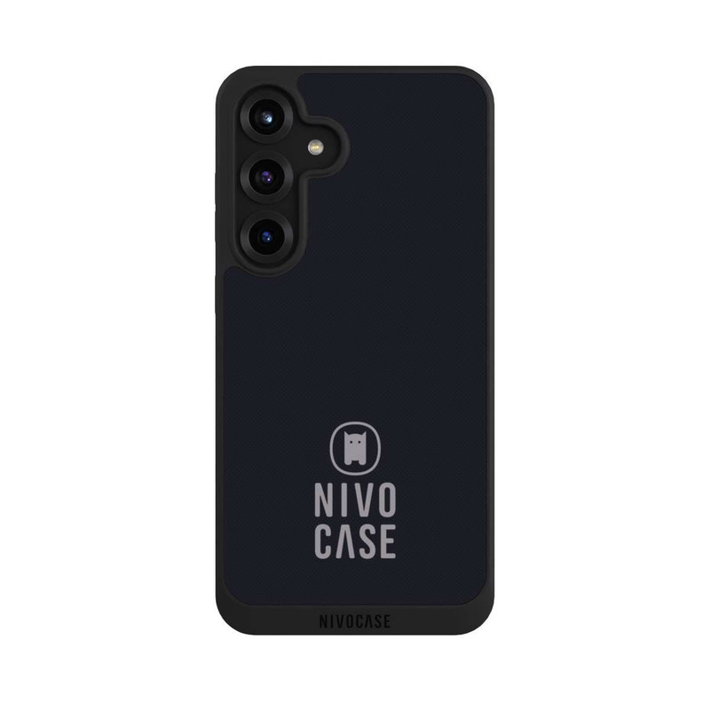 Galaxy S25 + NIVOpure Nivocase Logo Black Grey