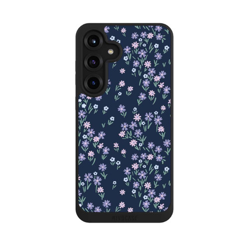 Samsung Galaxy S25+  NIVOpure Dark Blue Floral Theme