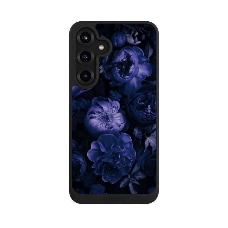Galaxy S25 + NIVOpure Victorian Grandeur Large Flowers Purple Mit KI