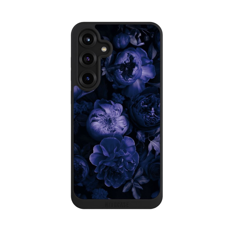 Galaxy S25 + NIVOpure Victorian Grandeur Large Flowers Purple Mit KI