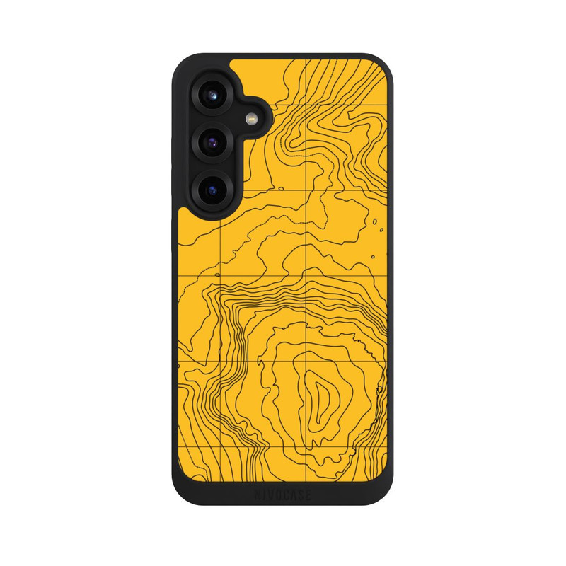 Galaxy S25 + NIVOpure Mountain Lines Yellow