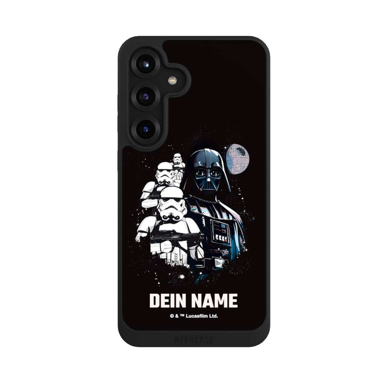 Galaxy S25 + NIVOpure Dunkle Seite Star Wars Personalisierbar 