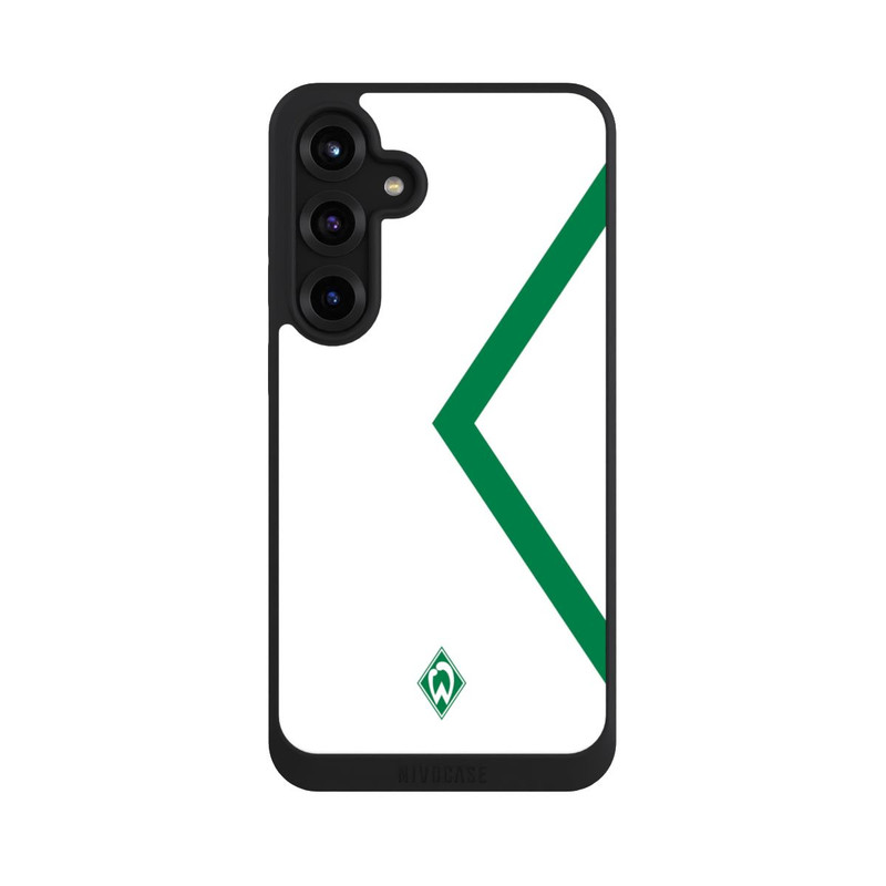 Galaxy S25 + NIVOpure Werder Bremen Rautenelement Grün