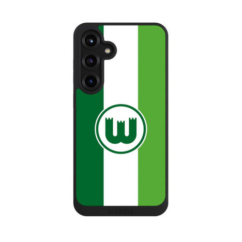 Samsung Galaxy S25+  NIVOpure VfL Wolfsburg Zinnenwappen Streifen