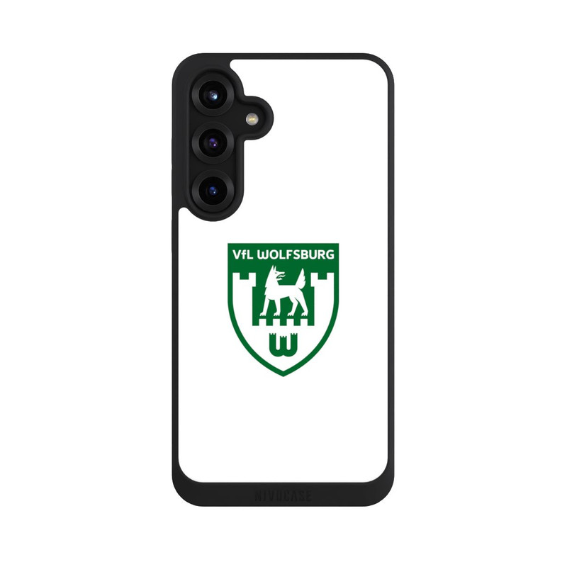 Galaxy S25 + NIVOpure VfL Wolfsburg Retrowappen Weiß