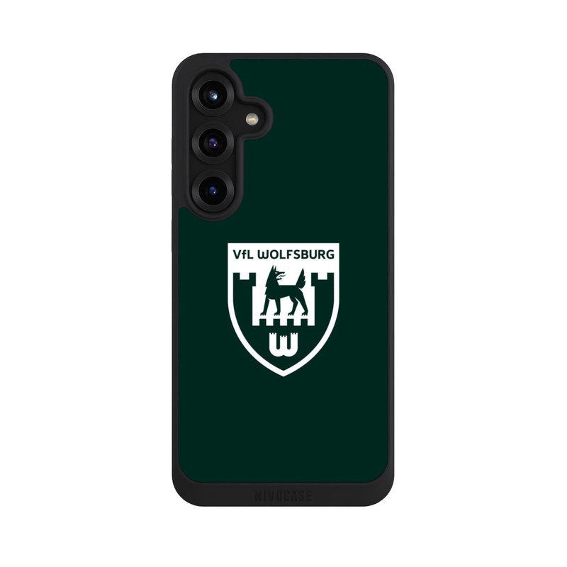 Galaxy S25 + NIVOpure VfL Wolfsburg Retrowappen Grün