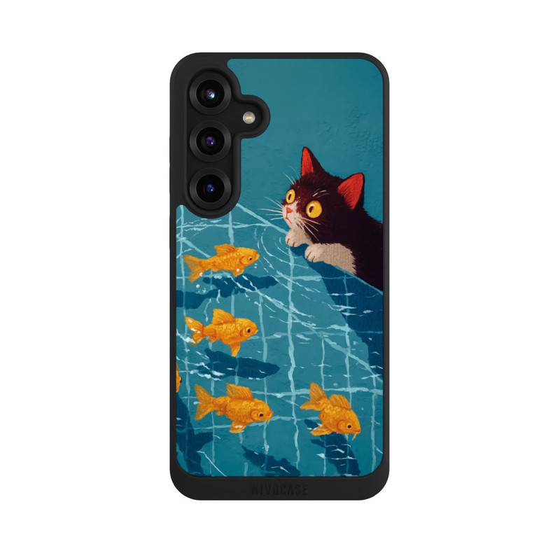 Galaxy S25 + NIVOpure Cat in a Pool with AI