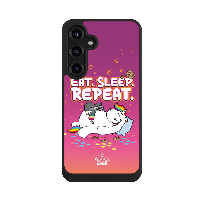 Galaxy S25 + NIVOpure Pummel Eat Sleep Repeat