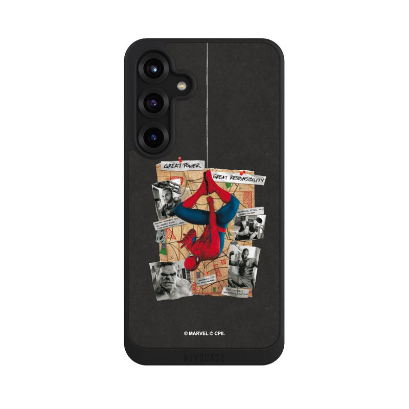 Galaxy S25 + NIVOpure Spider-Man Investigation Board