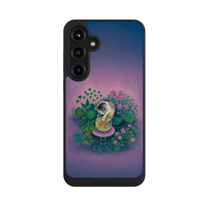 Galaxy S25 + NIVOpure Matisse's Goldfish with Fishing Cat with AI