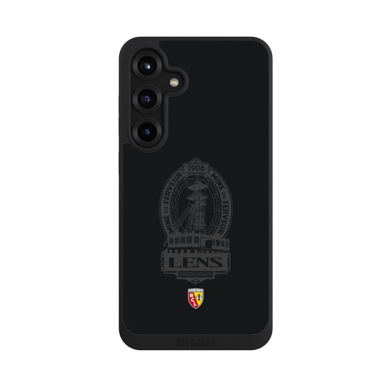 Galaxy S25 + NIVOpure RC Lens Mine de Ferveur Emblem schwarz