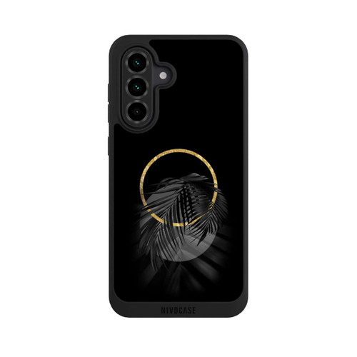 Samsung Galaxy A36 5G NIVOpure tropische Blätter schwarz