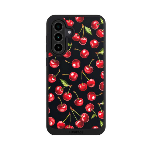 Samsung Galaxy A36 5G NIVOpure Cherry Pattern Black with AI