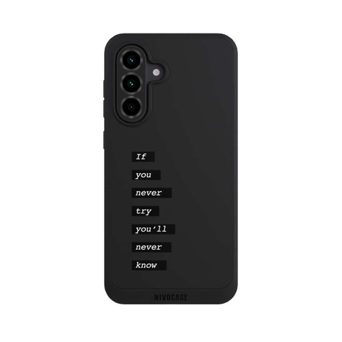 Samsung Galaxy A36 5G NIVOpure If You Try Black Transparent