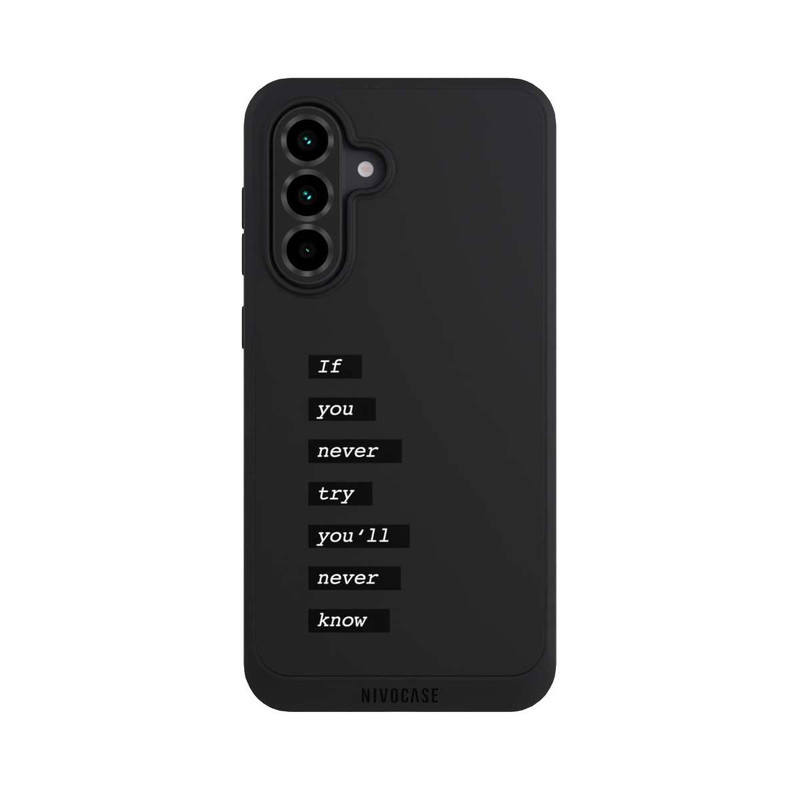 Galaxy A36 5G NIVOpure If You Try Black Transparent